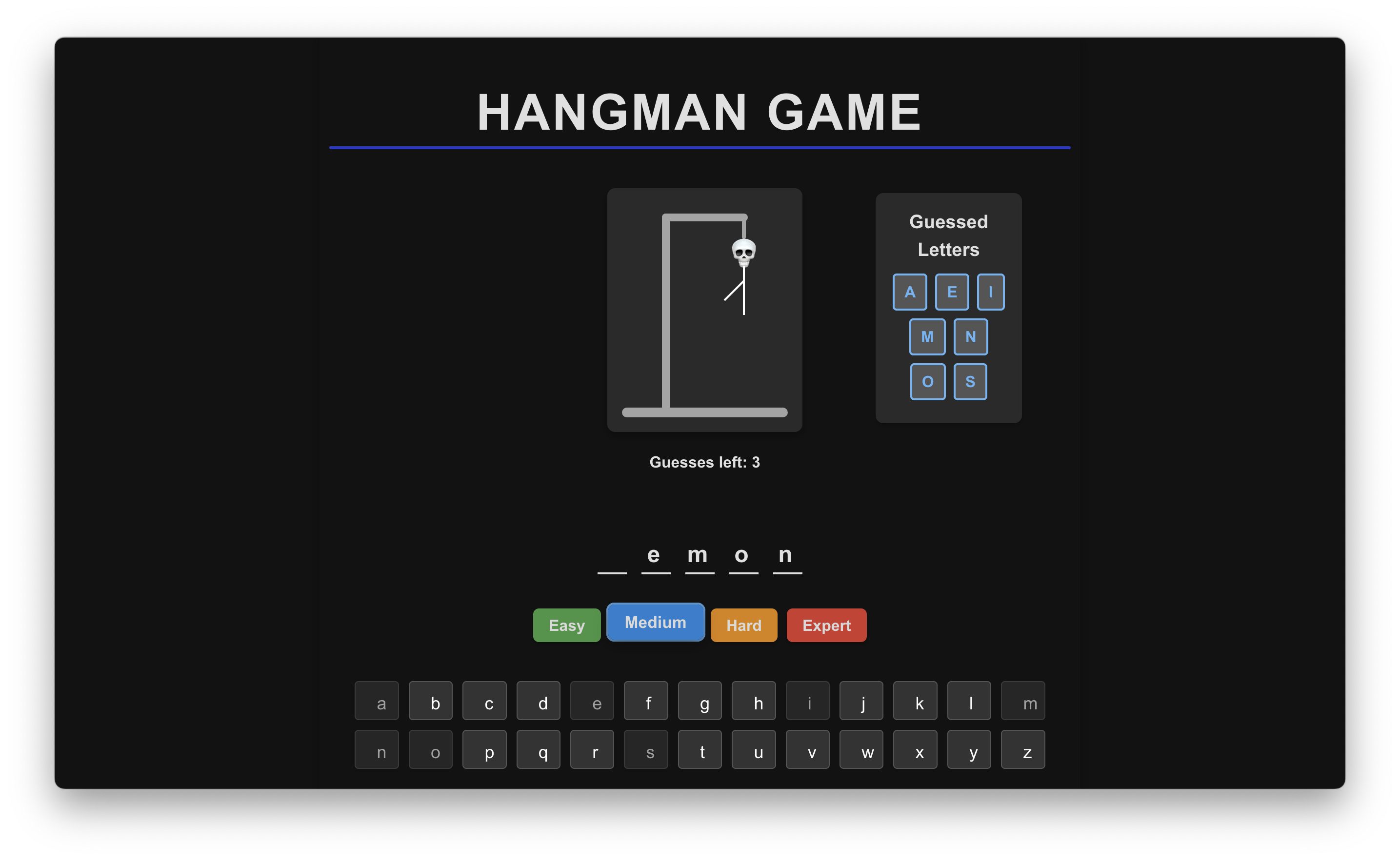 Project 2 Screenshot